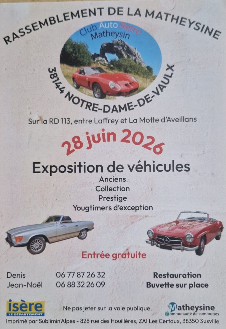 Notre Dame de Vaulx auto moto retro