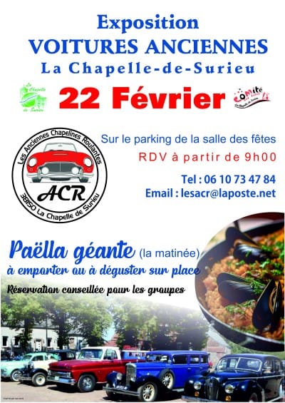 Affiche paella octobre 2025 avec mentions